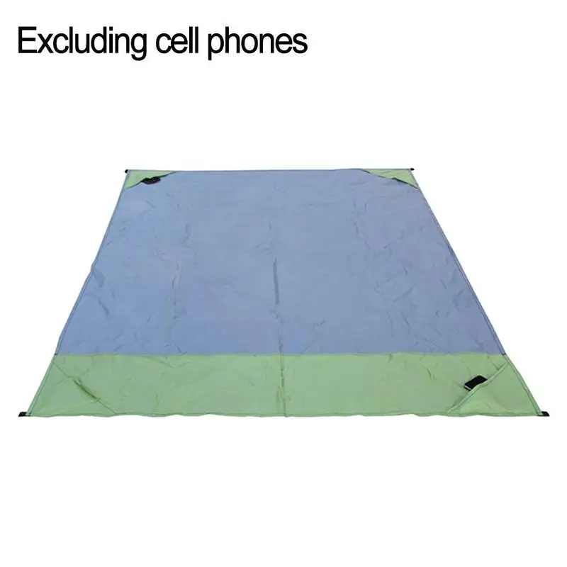 1 Set Waterproof Pocket Camping Blanket Folding Camping Mat Portable Lightweight Mat Outdoor Picnic Mat Sand Beach Mat