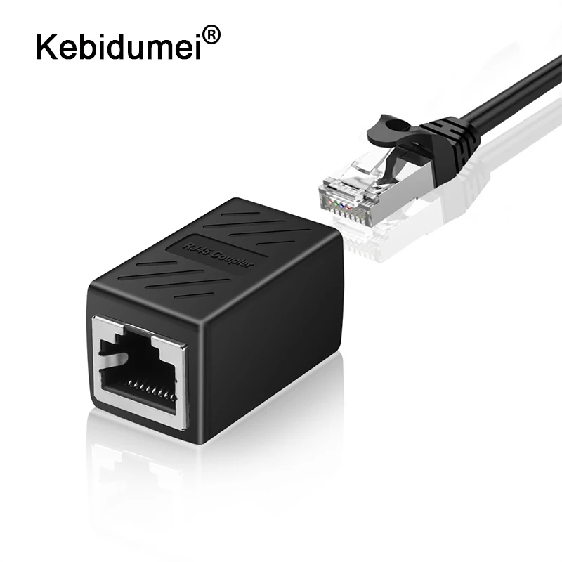 RJ45 адаптер Мама мама сети Ethernet разветвитель LAN разъем головка CAT 5 5E 6 6a расширитель