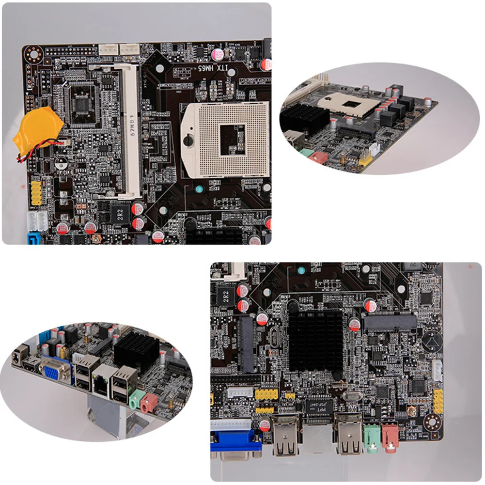 

HM65 988 Mono USB Interface Practical Replacement Desktop Computer Professional DDR3 Memory Motherboard Stable Accessories
