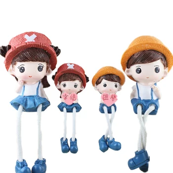 

4Pcs/set Fairy Garden Miniatures Ornament Decoration for Craft Ornaments Home Decoration Cartoon Gifts Desk Car Cake Decor