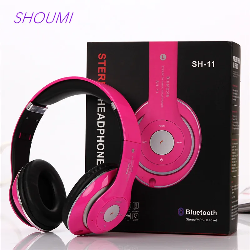 Новые портативные беспроводные наушники Bluetooth складная стереогарнитура аудио Mp3