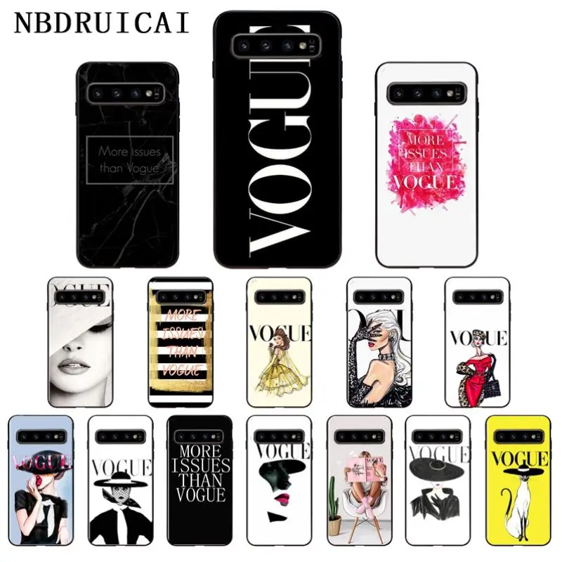

NBDRUICAI brand new, more problems than Vogue Phone Case for Samsung S9 plus S5 S6 edge plus S7 edge S8 plus S10 E S10 plus