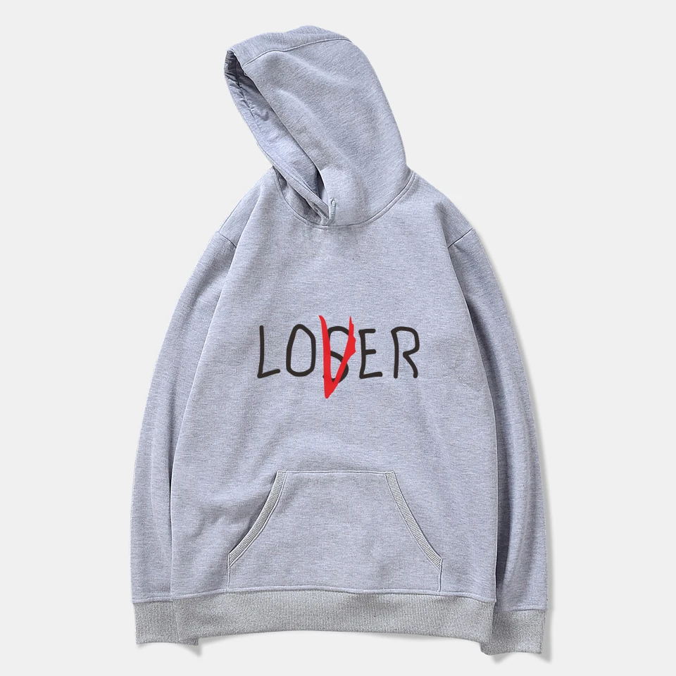 It Loser Club felpa con cappuccio High Street Fashion felpe anni '90 Tumblr  felpe con cappuccio popolari uomo donna felpa con cappuccio Loser Lover  felpa con cappuccio ispirata|Hoodies \u0026 Sweatshirts| - AliExpress