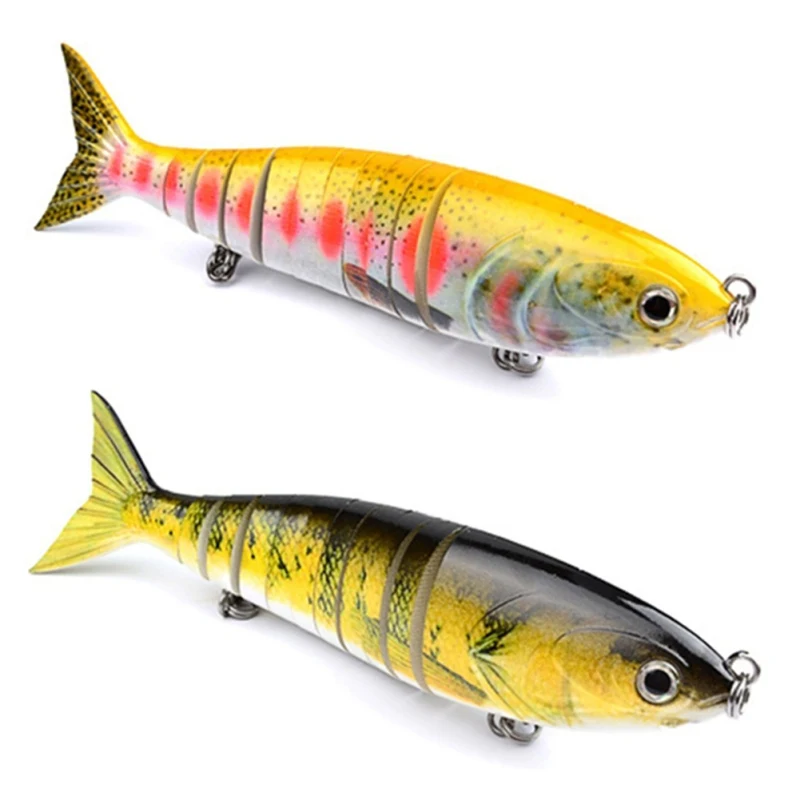 

24cm Luminous Fishing Lures Multi Jointed Swimbait 11 Segment Wobblers Pike Tackle for Bass Trout Crankbait Lure Dropshipping