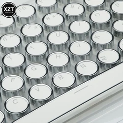 Vintage-Inspired Ergonomic Keyboard Keycaps Set, 104-Piece for Enhanced Gaming Experience (Only keycaps)
