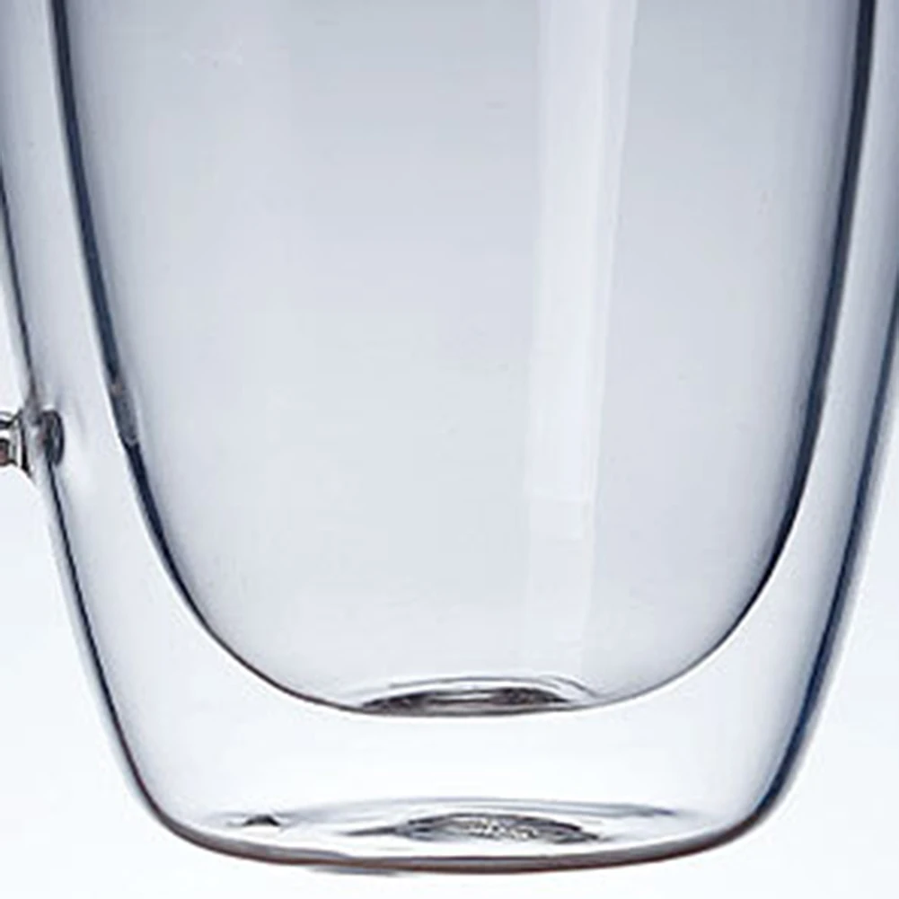 250/350/450 мл Портативный с двойными стенками, Стекло, крепится на ручку коляски ручка прозрачный пивной виски вина Стекло es чашки для Кофе кружка для йогурта