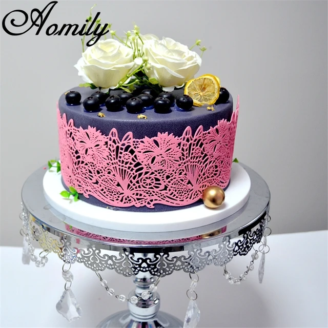 Aomily Flower Design Cake Stencil Fondant Decorating Stencils Templates  Mold Baking Cake Tools New Style Wedding Baking Tools - AliExpress