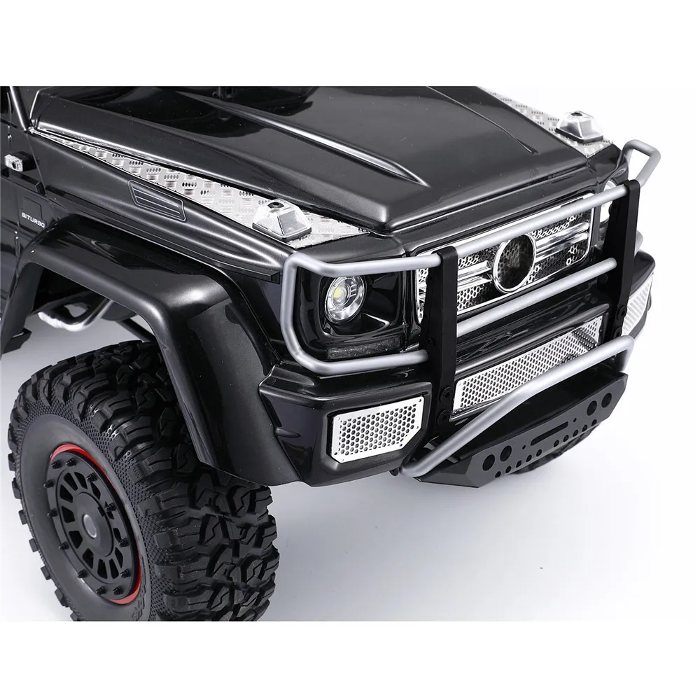 

Metal Front Upper Bumper with screws Split-type Quick Release Front Bumper for 1/10 1/8 TRX-4 TRX6 Benz 6x6 G63 G500 Car Shell