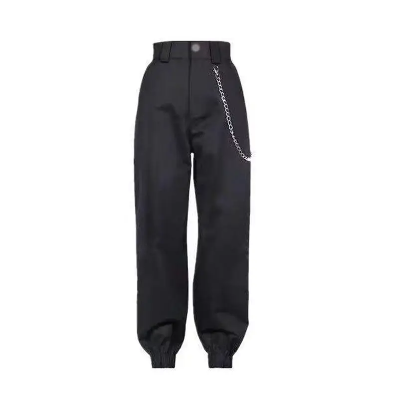 

2020 Blackpink Lisa Cargo Pants Womens Cool Fashion Streetwear Pants Female Sweatpants Jazz Dance Woman Joggers Casual Harajuku