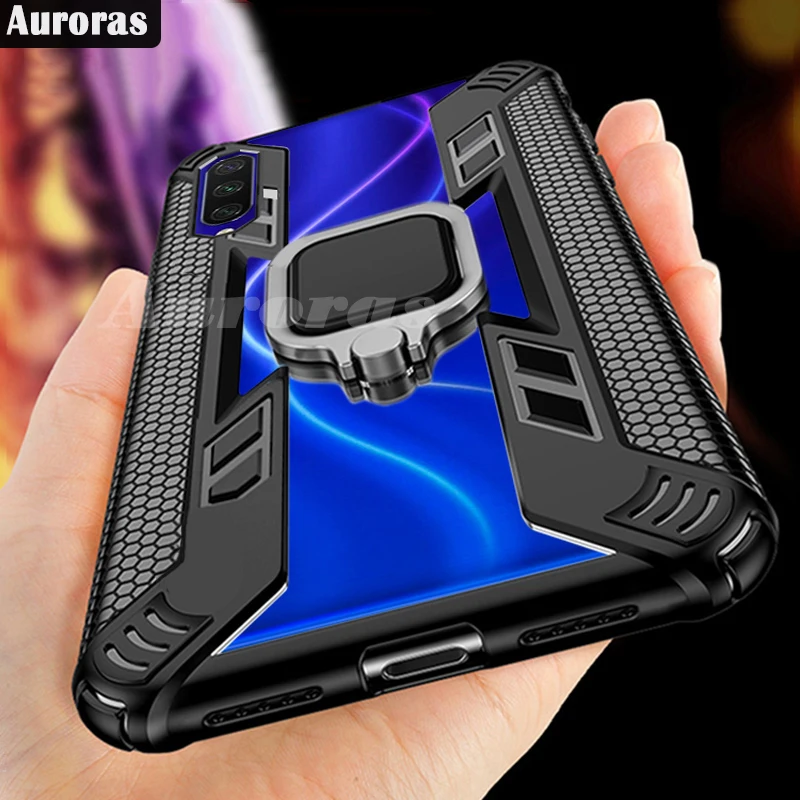 Auroras For Huawei Y9S Armor Case Magnetic Finger Ring HUAWEI P Smart Pro Cases Protective Shockproof Cover Funda | Мобильные