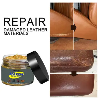 

Leather Color Balm Moisturizing Durable Leather Refurbishment Restorer Stain Wax Coloring Agent for Leather Bags Shoes