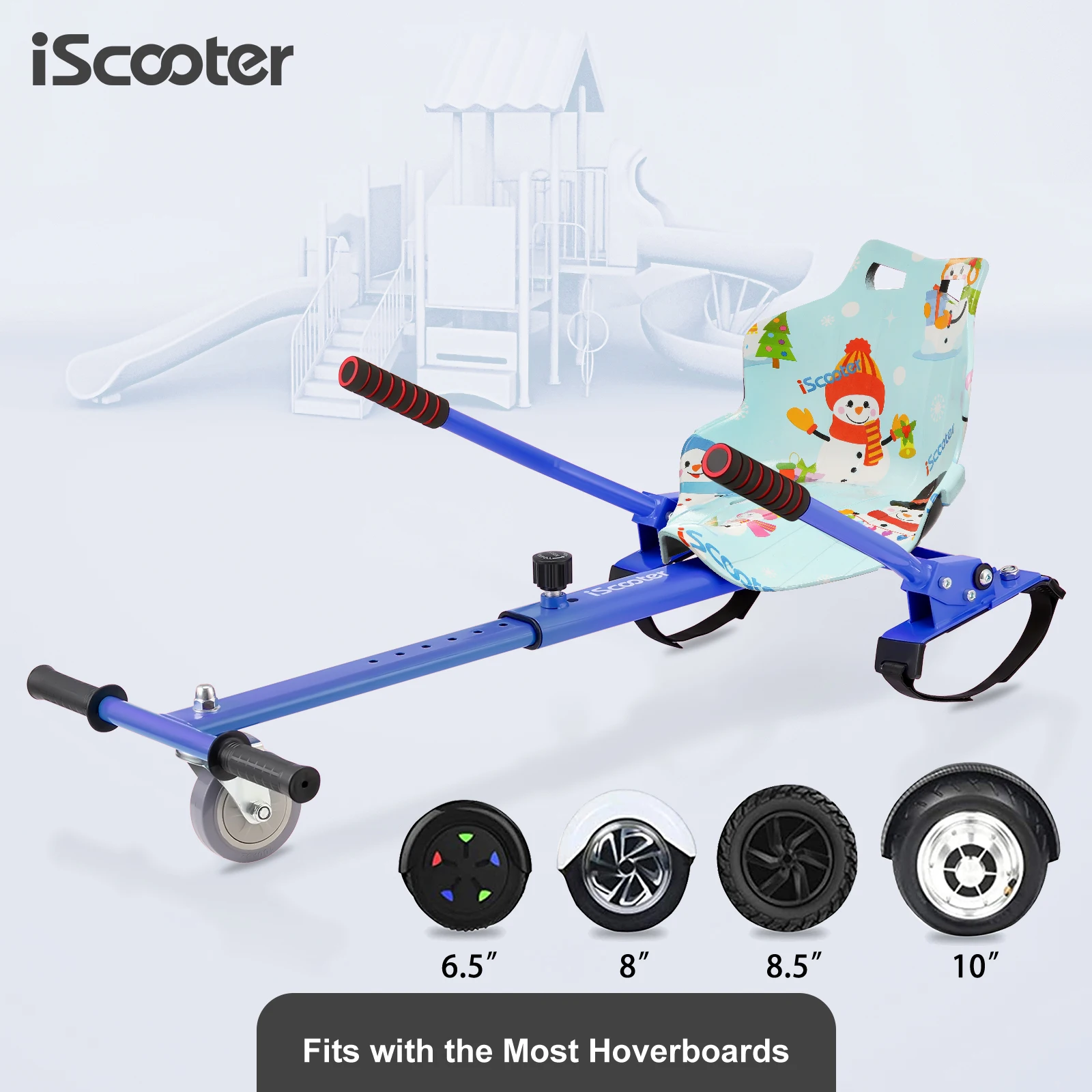 Hoverboard Go Kart Seat Attachment for Balancing Scooter Adjustable Kids  Adults