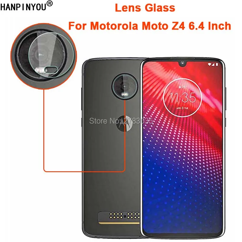 For Motorola Moto Z4 6.4" Clear Ultra Slim Back Camera Lens Protector