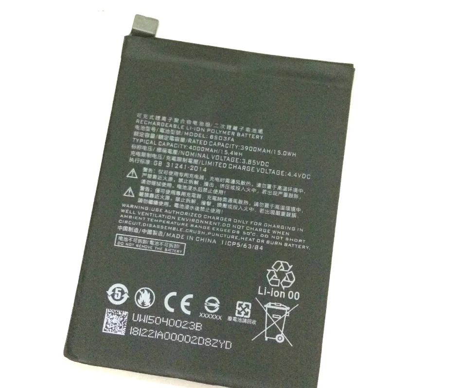 Alta Qualità 3.85V 4000Mah Bso3Fa Per Xiaomi Black Shark 2 Skw-H0 Cellulare Skw-A0