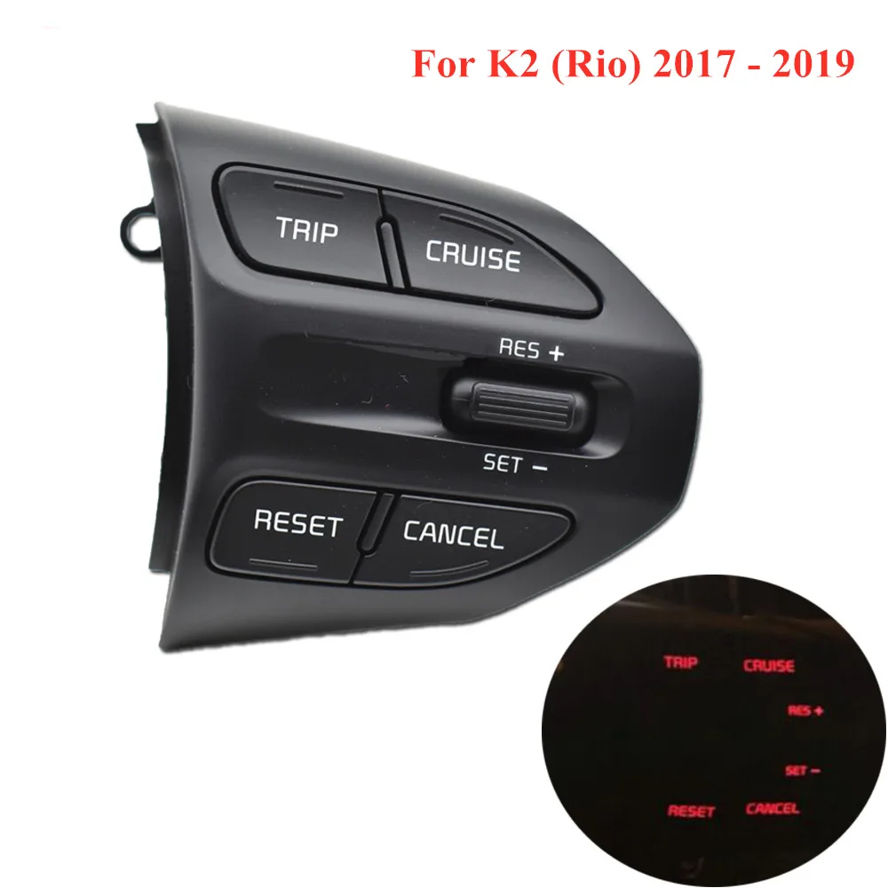 Рулевой RH дистанционный круиз контроль переключатель 96720G6010 для Kia RIO K2 Picanto 2017