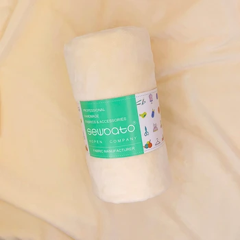 

Large Stock 75X100cm Doll Skin Velboa Stuffed Plush Fabric Tissue Flesh Color Plush Cloth For Sewing Patchwork Quilting Fabric