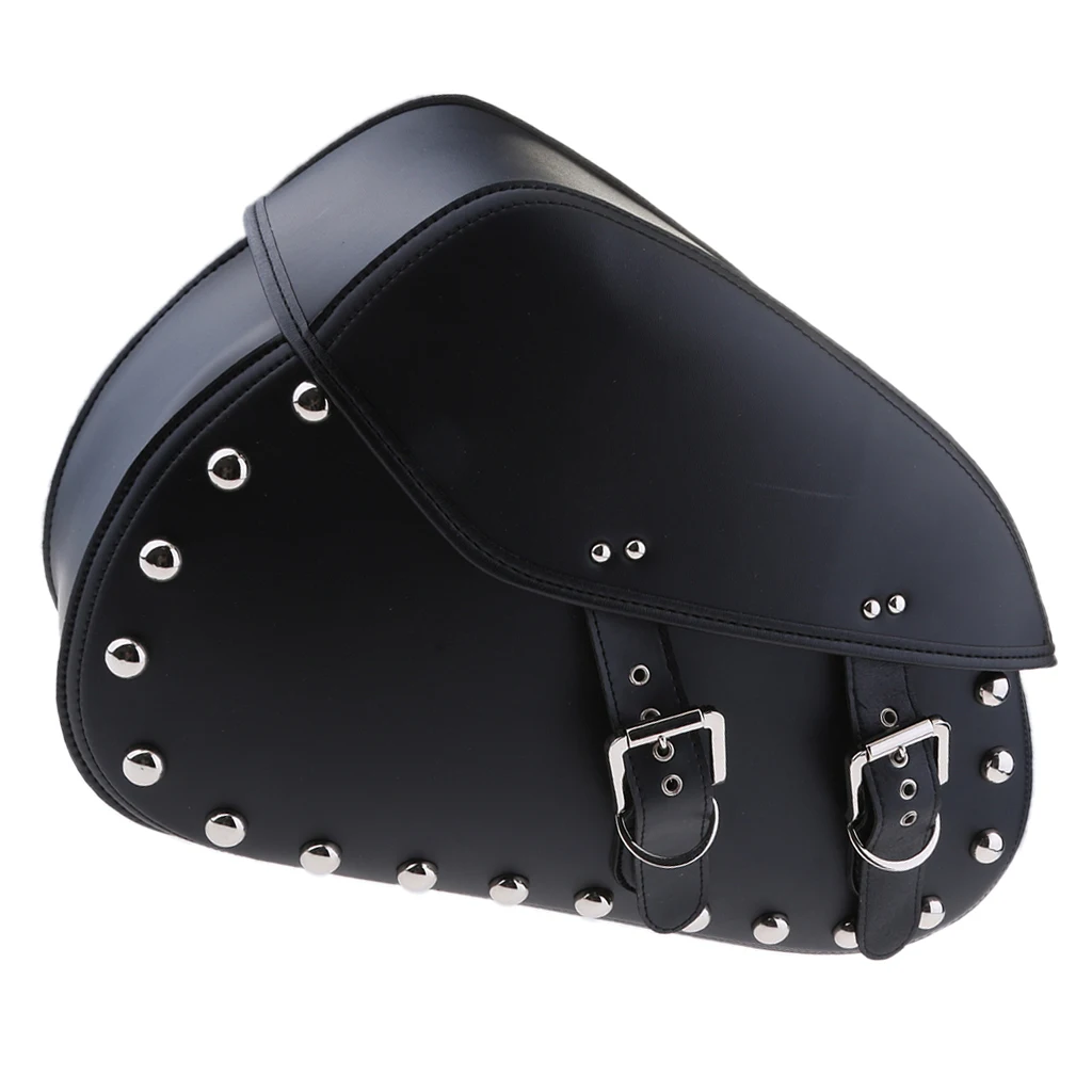 Saddlebags Left Side Storage For Honda Shadow Yamaha V-Star XVS 650 950 1100