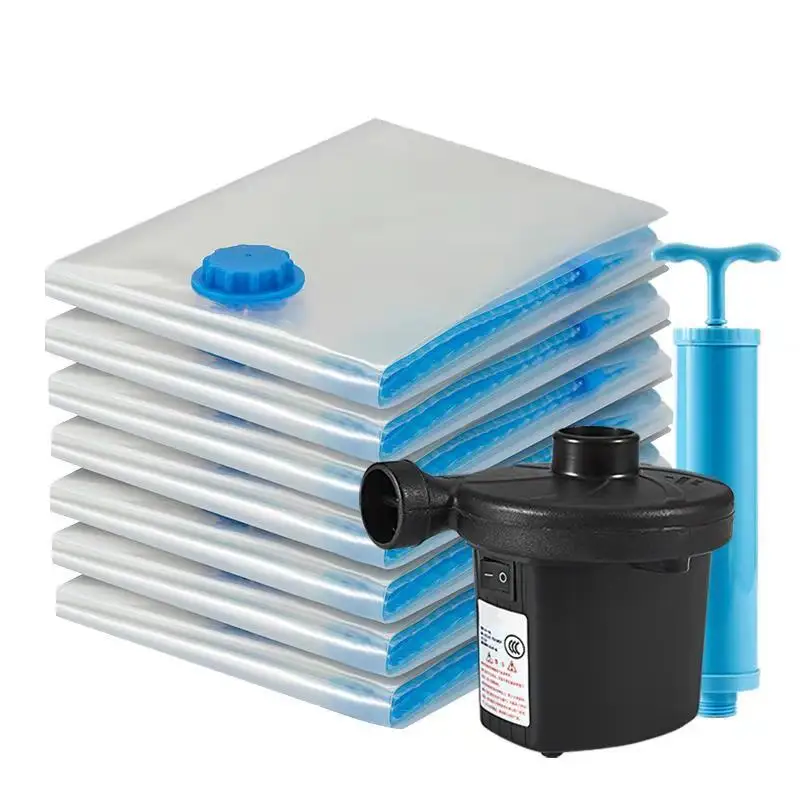 

Vacuum compression bag clothing is covered by towel toy storage travel essential space saving high quality transparent quilt clo