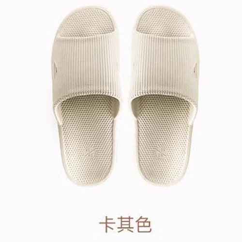 Khaki 280mm Тапочки Xiaomi mijia мягкие женские, мужские, детские сандалии Нескользящие домашние тапочки для душа детские повседневные тапочки умный дом - Цвет: Khaki 280mm