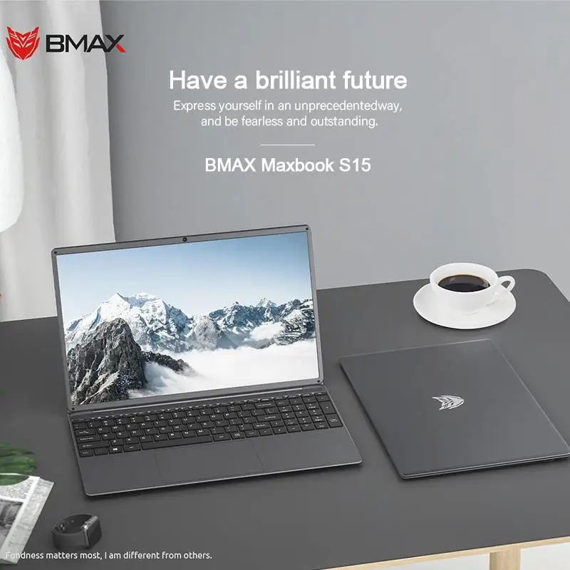 BMAX S15 Laptop 15.6 Inch Intel Gemini Lake N4100 8GB RAM LPDDR4 128GB ROM SSD Quad Core 1920 * 1080 IPS Windows 10 Notebook