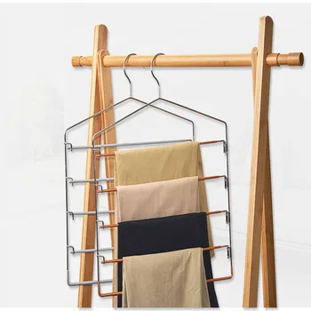 

Multi-functional non-slip pants rack. House closet storage rack. The multi-layer design is strong.