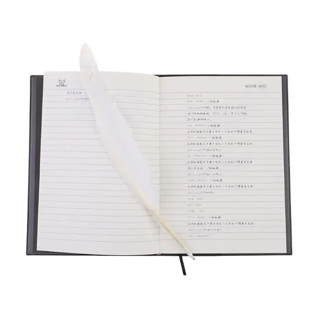New Death Note Cosplay Notebook & Feather Pen Book Animation Art Writing Journal 3