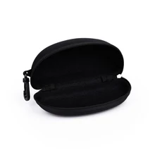 

Neweekend New Glasses Case Zipper Case Explosion Model Fashion Black Hook Sunglasses Case Compression Sunglasses Box For