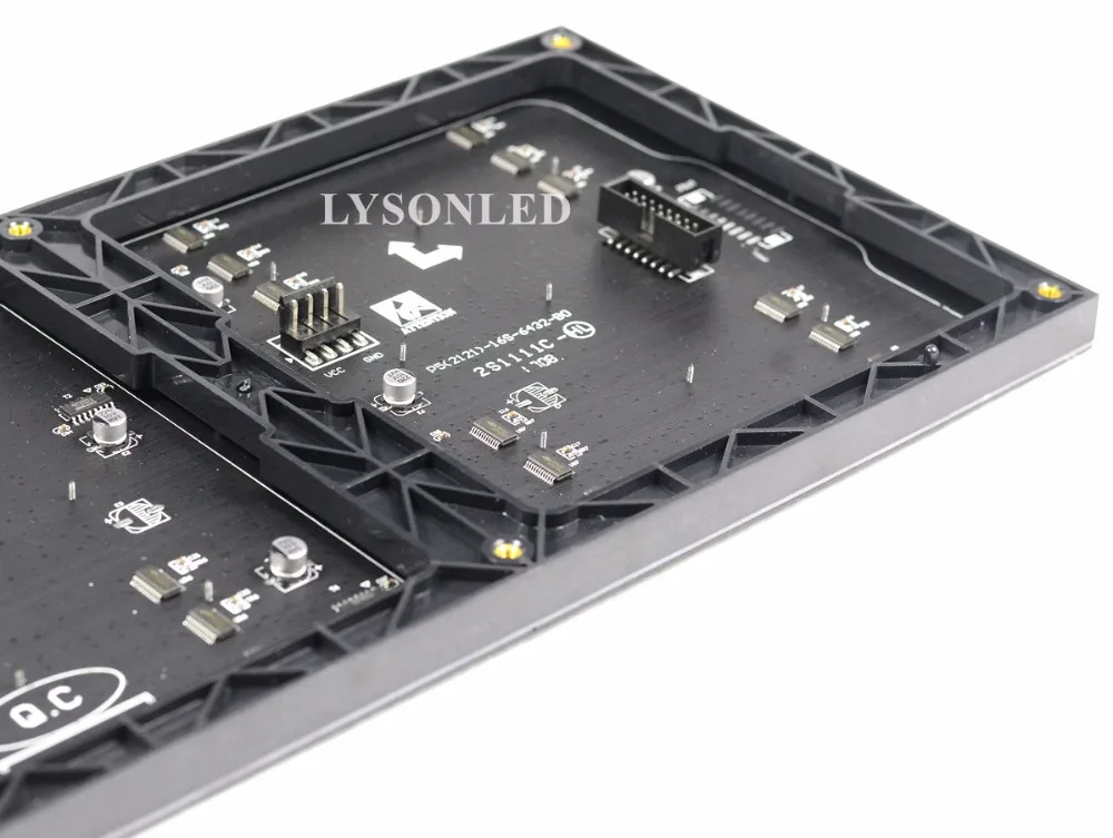 LYSON светодиодный внутренний SMD2121 RGB 1/16 Scan P5 светодиодный модуль 320x160 мм 64x32 пикселей, Hd светодиодный настенный RGB P5 светодиодный дисплей 32x16 см
