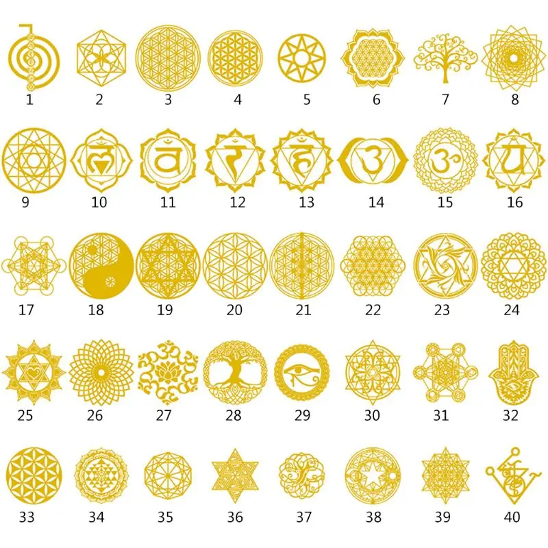 

1Set Flower Invitation Energy Metal Copper Sticker Energy Tower Pattern Paste for DIY Making Mould Craft Jewelry Tool Accessorie