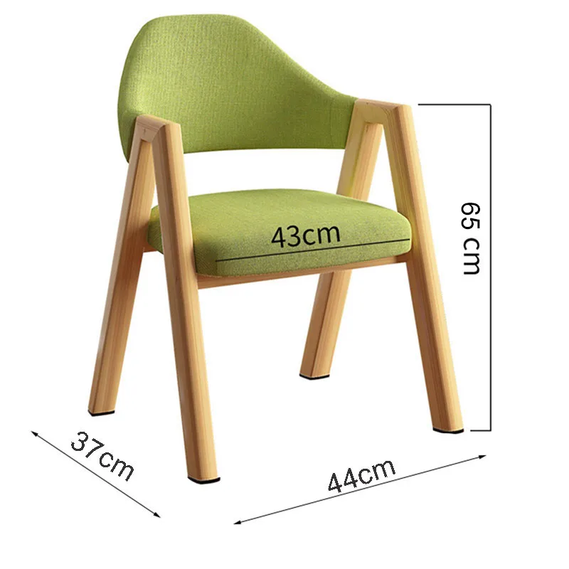 Wooden Make Up Chair Furniture Backrest With Armrest 의자 Home Dining Chairs For Home Decoration Restaurant Chair