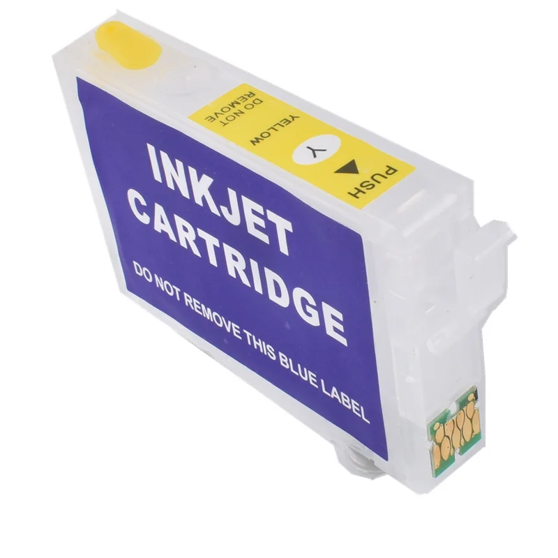 YELLOW T2991 29XL refillable патрон чернил для принтера EPSON XP235 XP245 XP247 XP255 XP257 XP332 XP335 XP342 XP 235 245 247 255 257 332 335 342 - Цвет: YELLOW