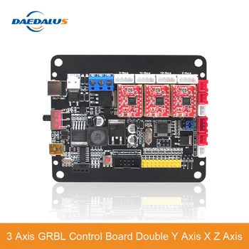 

Daedalus 3 Axis GRBL Control Board Controller Double Y Axis X Z Axis USB Driver CNC Board For 3018 1610 2418 Engraving Machine