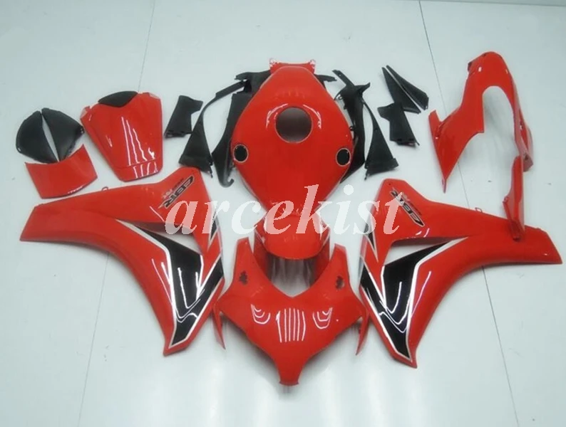 4Gifts Injection Mold New ABS Full Fairings kits Fit For Honda CBR1000 CBR1000RR 08- 11 2008 2009 2010 2011 Custom black red