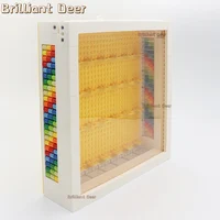 MOC Clamshell Wall Mountable City Figures Display Collection Storage Box Dustproof Plexiglass Board Building Blocks with Stands 2