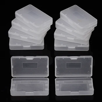 

For G-ame Boy Advance G-BA 10PCS Plastic Game Cards Cartridge Protecting Cover Case Polycarbonate Anti-Dust Shell Box