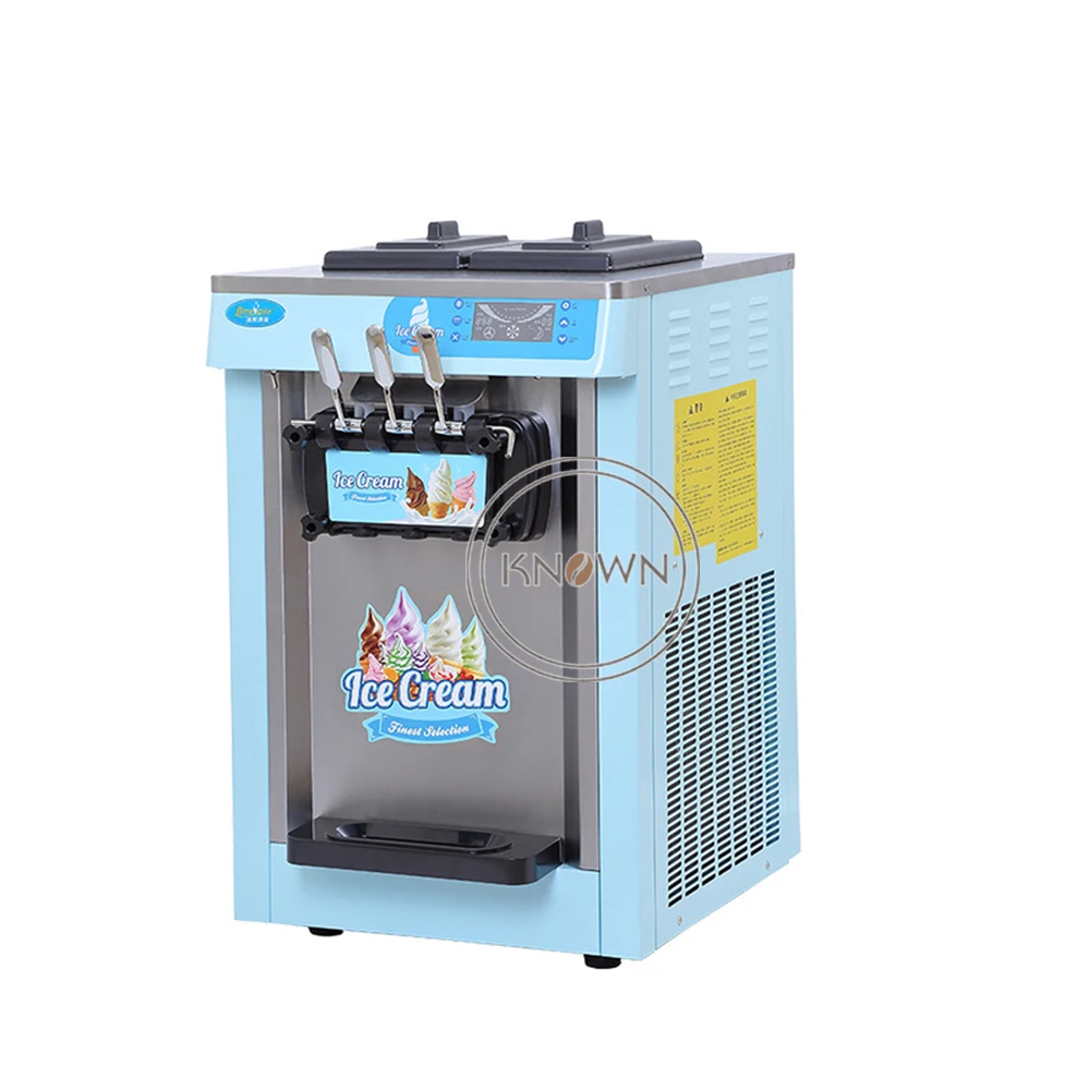 Knbjl03 Commercial Soft Ice Cream Making Machine Fruit Milk Ice Cream Maker Machine Stainless