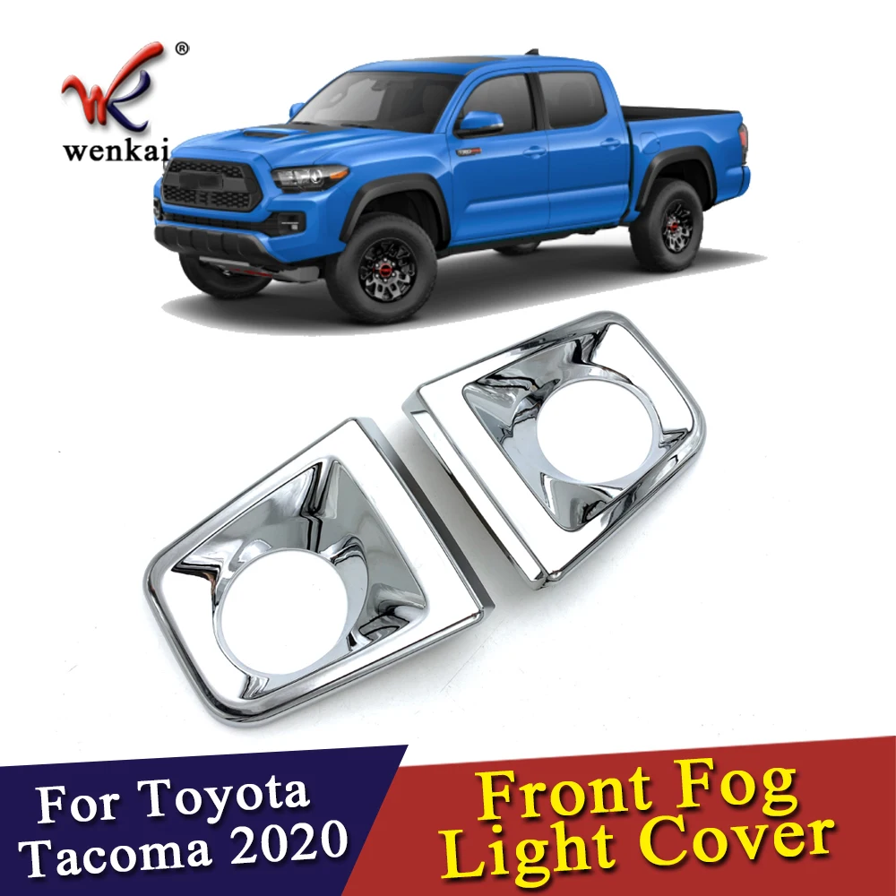 ABS Зеркало хромированная передняя противотуманная фара Накладка для Toyota Tacoma- автомобильные аксессуары