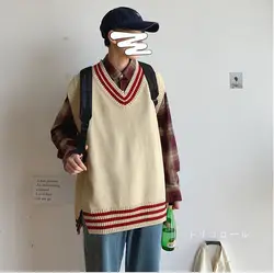 2019 осенне-зимний новый мужской свободный свитер с круглым вырезом в Корейском стиле Модная рубашка пуловер M-2XL