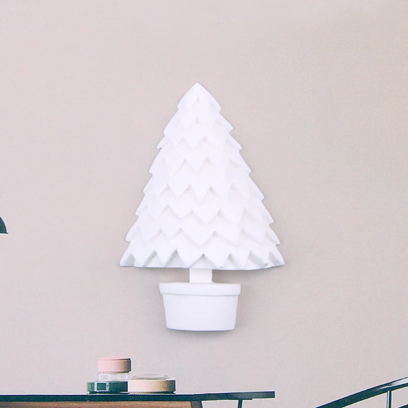 Aromatherapy Candle Diy Christmas Tree Potted Mould Manual Mold Christmas Party Supplies Decoration Ornament for House