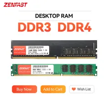ZENFAST – mémoire de serveur d'ordinateur de bureau, modèle DDR4, capacité 8 go 16 go 32 go, fréquence d'horloge 2133/2400/2666MHz, RAM avec dissipateur thermique, compatible X99