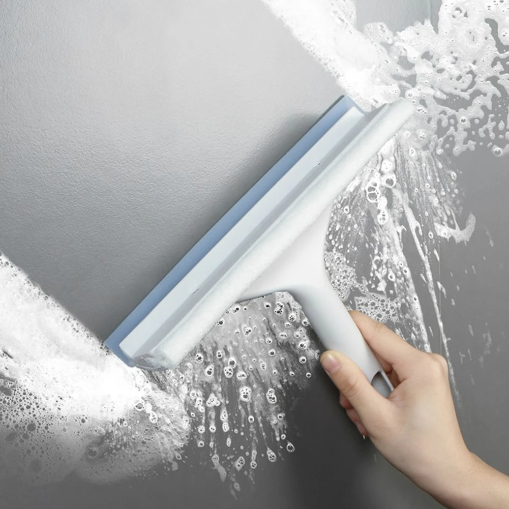 Practical Window Scrubber Wiper Scraper Cleaner Water Car Glass Cleaning Brush for Household Living Room Windows | Дом и сад