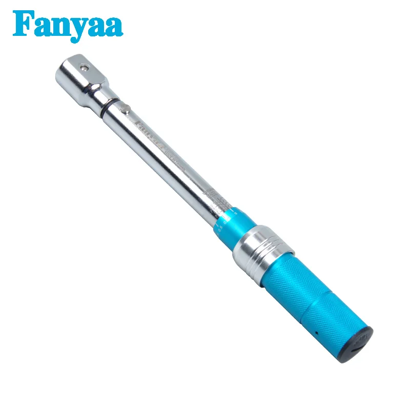 Fanyaa Torque Wrench Interchangeable Head 5-110Nm 9*12mm Square