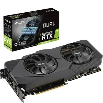 

ASUS DUAL-RTX2080S-O8G-EVO SUPRE Turing Architecture Desktop Game Graphics Card GDDR6 Support 4 screen output
