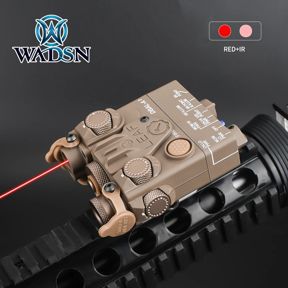WADSN Airsoft Tacital PEQ мини DBAL A2 зеленого и красного цветов для маленьких девочек цель