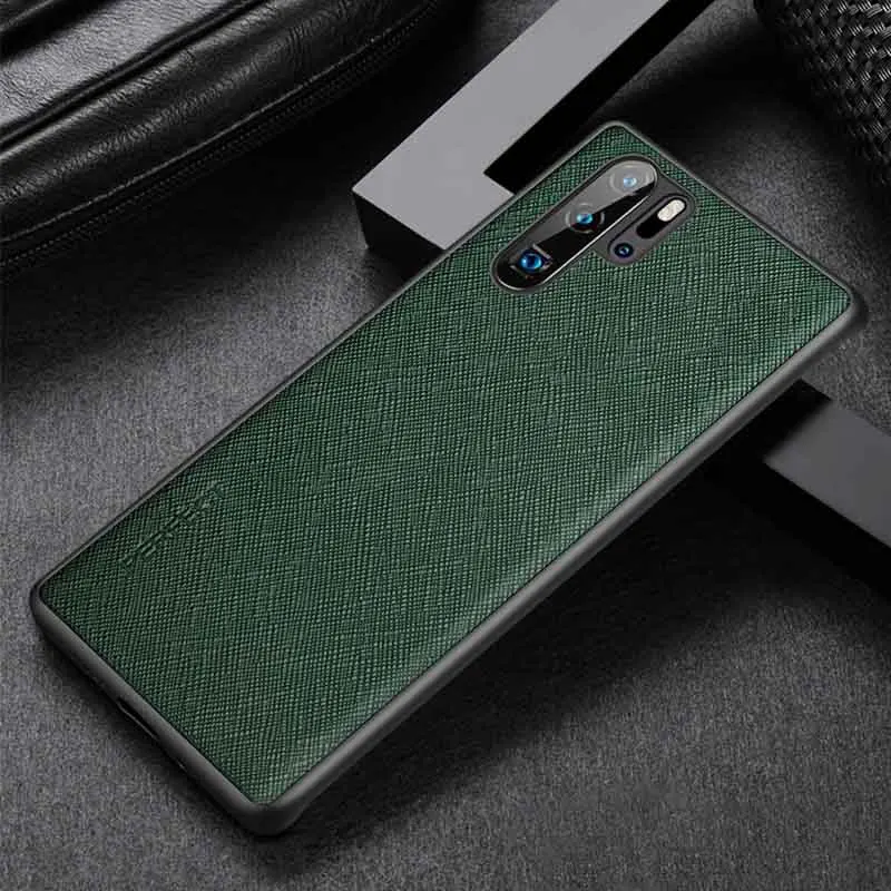 Чехол из натуральной кожи для huawei P30 Pro Чехол прочная задняя крышка Etui Coque для huawei P30 P30Pro чехол Защитный корпус