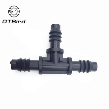 

11mm Barbed Tee Three Way Garden Water Connectors For DN 16 Pipe Home Garden Irrigation Watering System Connection Joints 5 Pcs