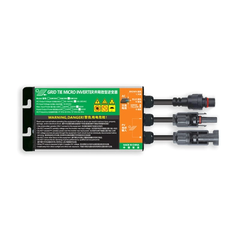 Solar do Laço da Grade Dc18v-50v a Ac110v-230v Inversor Micro 50hz - 60hz Corc 260w 300w 350w Cheap Inversores solares