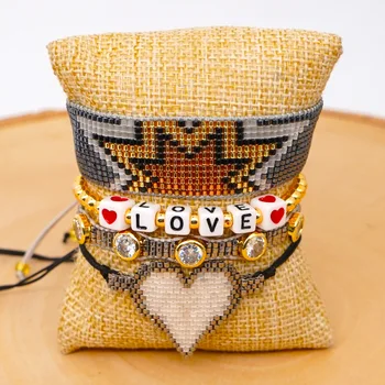 

ZHONGVI MIYUKI Bracelet For Women Gold Stainless Steel Beads Bracelets Mexico Cuff Armband Men Jewelry Pulseras Mujer Moda 2020