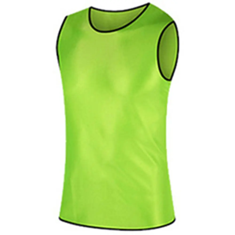 Green Спортивный костюм для баскетбола баскетбольная команда без рукавов матч одежда спортсмены 5 цветов футбольная безрукавка нагрудники движение игровое поле - Цвет: Green