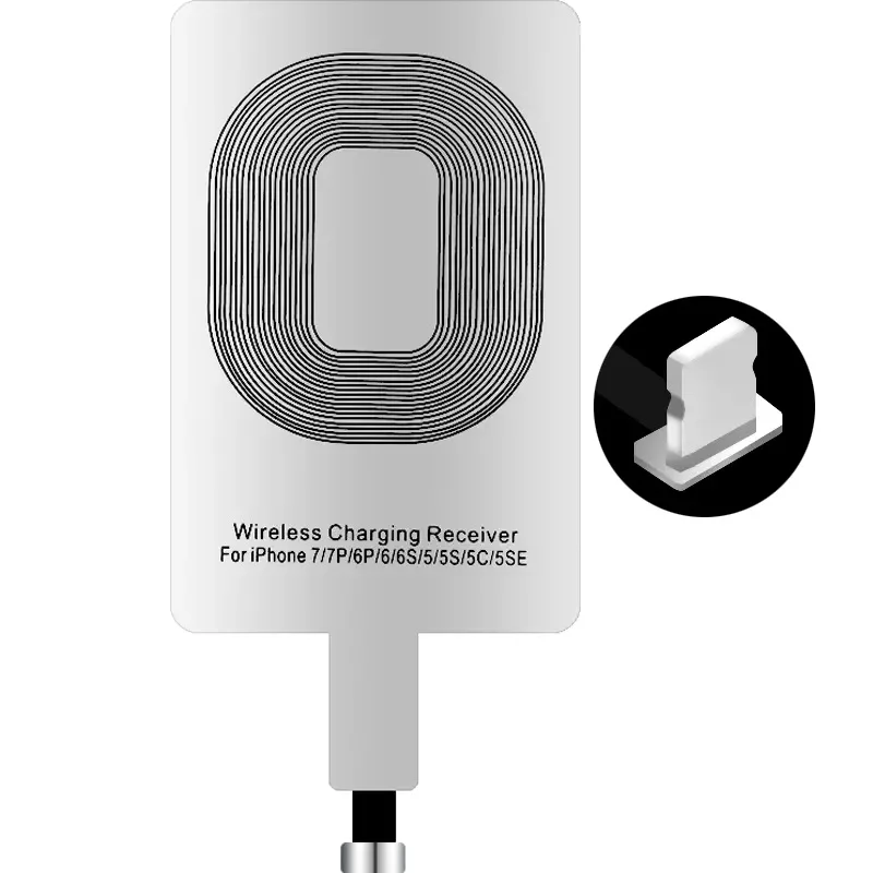 5 V/2A QI Беспроводная зарядная площадка зарядного устройства с кабелем micro usb для samsung Galaxy S7 S6 EDGE S8 S9 S10 Plus для Iphone 8 X XS MAX XR - Тип штекера: For iPhone Receiver